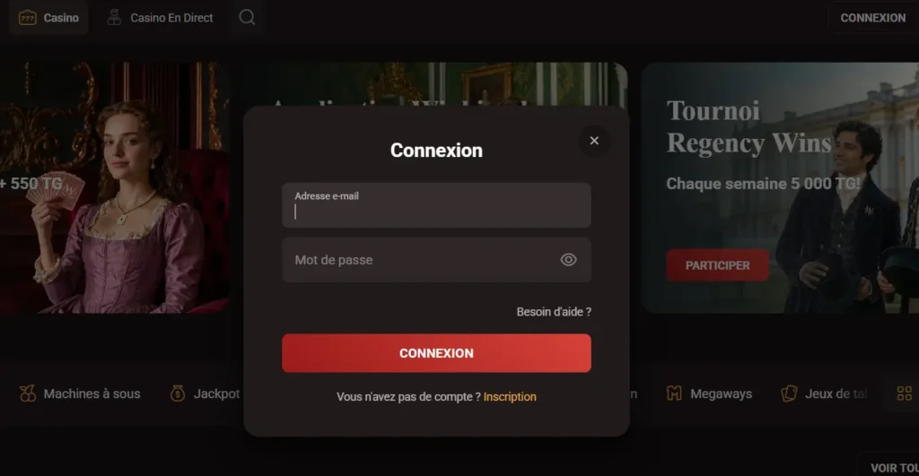 WinKingdom Casino connexion